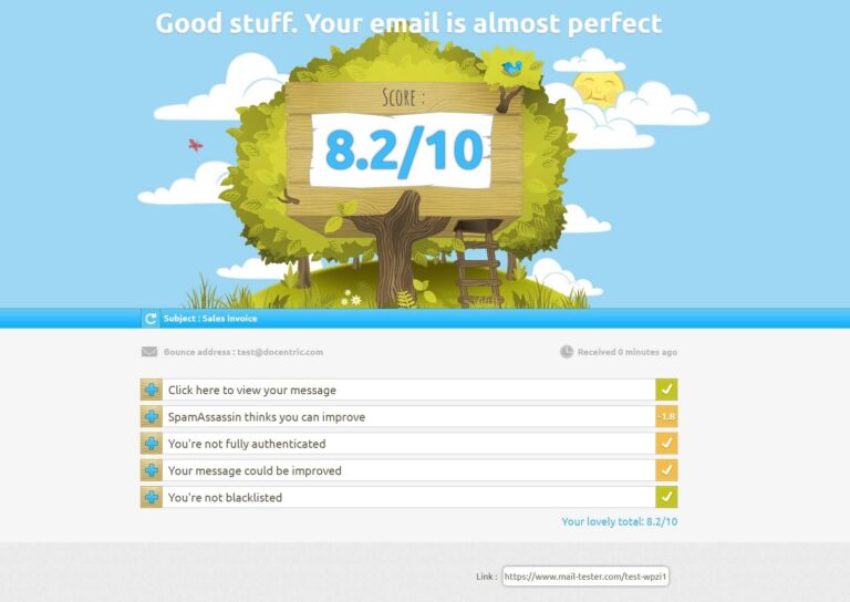 Mail tester сервис